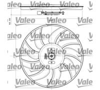 Ventilador, refrigeración de motor VALEO 696350