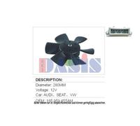 Ventilador Refrigeración Del Motor para VW Golf I Cabriolet 155 Jetta II 19E 1G2