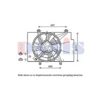 AKS DASIS 098112N Ventilador de motor