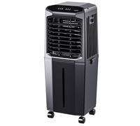 Ventilador refrigerador portátil, Enfriador de aire evaporativo 60L 3 velocidades 120° Oscilación 35dB 90/110cm