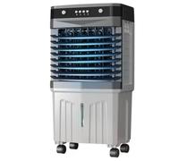 Ventilador refrigerador portátil, Tamaños portátiles de la oscilación de la bolsa de hielo del contador de tiempo de las velocidades 12H del refrigerador Evap
