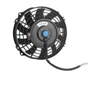 Ventilador Refrigerante Doble Auto Universal 12V 80W 2100RPM Aire Acondicionado Ventilador Refrigeración Radiador Electrónico 7/9/10/12 Pulgadas Hoja Eléctrica Cool Kit(14inch)