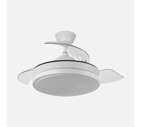 Ventilador retráctil DC Escorpion Mini 59w Blanc 3 aspas Regulación de Intensidad 91d 6980lm Remoto+temporizador+memoria 3000-4000-6000k