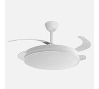 Ventilador retractil DC Guerrero 59w Blanco 107cm Abrila