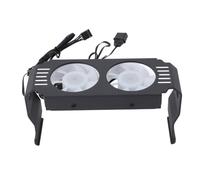 Ventilador RGB para RAM DDR4 DDR3 DDR2 con control PWM y memoria de temperatura compatible con disipadores de metal ABS para módulos de memoria RAM ventilar refrigeración eficiente