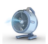 Ventilador Shark FlexBreeze HydroGo Pro, potente ventilador portátil, interior y exterior, niebla evaporativa de tacto seco. Con cable e inalámbrico, 5 velocidades, tiempo de funcionamiento de batería