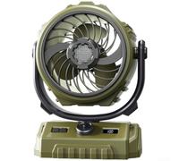 Ventilador Silencioso 18.5cm con 100 Velocidades Ajustables(Green Rotatable)