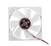 Ventilador silencioso para Caja de PC, 80 mm 12V 4Pin Ultra Slient (11 dB-A) Ventilador de refrigeración para Caja de computadora Enfriador de Caja para PC con luz LED(Azul)
