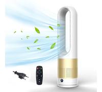 Ventilador Sin Aspas,Aire Acondicionado Portatil,Ventilador Aire Frio,Climatizador, Aire Acondicionado Portatil, Climatizador Portatil, Temporizador Con Mando a Distancia, Enfriador De Aire (B)