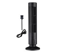 Ventilador sin aspas | Potente flujo de aire de pie enchufable de bajo ruido que ahorra espacio