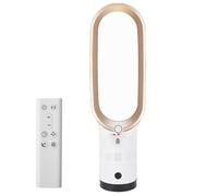 Ventilador sin aspas, ventilador silencioso sin aspas con control remoto, 8 velocidades, oscilación de 90°, temporizador de 9 H, sin peligro para niños y animales domésticos, fácil de limpiar
