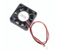 Ventilador sin escobillas 4010 DC 12V 24V para escape de calor en dispositivos pequeños para diseño de rodamientos de aceite 37MM 9 cuchillas PBT Vivienda 10CFM Volumen de aire 30dB (12V)