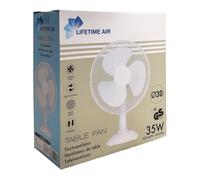 Ventilador sobremesa 35 w, ø30 cm, blanco
