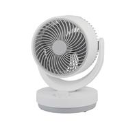 Ventilador sobremesa blanco/gris lagos 3velocidades 35w 3aspas orienta