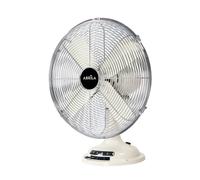 Ventilador sobremesa capitolio crema/cromo 37w 3velocidades 4asp. fijo