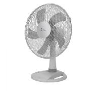 Jata JVVM3027 Ventilador de mesa con 3 velocidades. 60 cm de altura. Oscilación automática y cabezal inclinable. Rejilla de metal protectora trasera y delantera