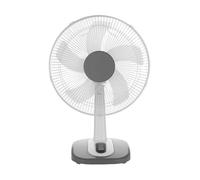 Ventilador sobremesa metal color blanco serie arroyo 34cm