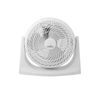 Ventilador sobremesa policarbonato color blanco serie balboa 28cm
