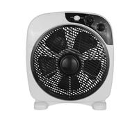 Ventilador sobremesa borja 45w blanco/negro 3vel. 5 aspas temporizador