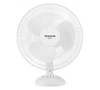 Taurus - Desk Fan Greco 16| 45W |sistema de oscilación | Inclinación regulable manual|3 aspas de 40cm |3 velocidades |Asa de transporte|Rejilla extraíble