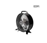 Ventilador Sobremesa Vintage 30w 20cm Negro 33927 ELEKTRO