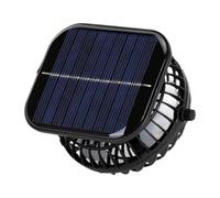Ventilador Solar Compacto con USB, Sombreros y Actividades de Verano, Cuadrado 500 mAh 7 cm x 6 cm, Individual