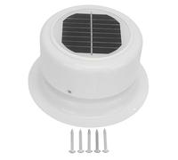 Ventilador solar de techo de bajo consumo con diseños fuertes contra el envejecimiento, ventilador de ventilación de techo ABS para mejorar el espacio de vida, ventilación solar para remolques de