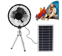 Ventilador solar exterior - Unidad de refrigeración compacta de paneles ligeros | Ventilador solar de 10 W con fuerte producción de brisa, ventilador de alta nergética para picni