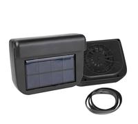 Ventilador solar para ventana de coche, ventilación de aire de rotación rápida, ventilador de ventilación portátil ecológico, circulador solar para panel de vidrio del vehículo, fácil instalación