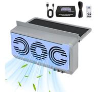 Ventilador Solar Para Ventanilla De Coche | Purificador De Aire Y Mejora De Refrigeración Para Vehículos - Dispositivo Silencioso Ventilador Purificación De Aire Para Vehículo Camión Autocaravana Viaj