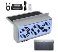 Ventilador Solar Para Ventanilla De Coche - Ventilador Refrigerante Para Ventanas Climatización Radiador,Dispositivo De Refrigeración Y Purificación Para Autocaravana Casa Camping Camión