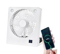 Ventilador solar - Unidad portátil recargable | de ventilación con alimentación USB para camping al aire libre viaje Greenhouse Tent Car Cabin Chicken Coop Shed Air Circulation Dispositivo de