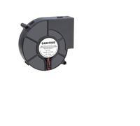 Ventilador Soplador, 9733 Turbo ventilador centrífugo 12V/24V 97 * 97 * 33mm DC sin escobillas 97mm ventiladores enfriadores for asiento de vehículo barbacoa(24V Sleeve)