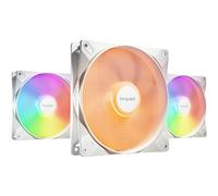 Ventilador suplementario be quiet! Light Wings LX 140mm 1200RPM ARGB pack 3 blanco PWM silencioso