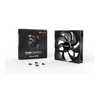 be quiet! Pure Wings 3 140mm PWM ventilador, alta velocidad punta, rpm mínimas bajas, bastidor del ventilador optimizado, presión de aire extraordinaria, BL108
