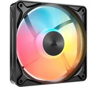 Ventilador suplementario Corsair RS120 II ARGB 120mm PWM con rodamientos magnéticos y modo Zero RPM