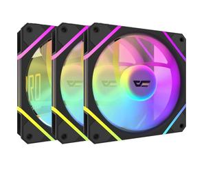 Ventilador suplementario darkFlash DM12 PRO Kit 3 ventiladores 120mm 1800RPM ARGB con control PWM