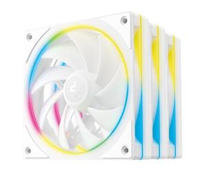 Ventilador suplementario DeepCool FL12R SE WH 120 mm 1900 RPM ARGB pack 3 unidades