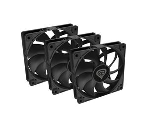 Ventilador suplementario Genesis Oxal 120mm 1300RPM bajo ruido con conector doble 3 pines