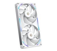 Ventilador suplementario NZXT F280X 280 mm 2400 RPM RGB blanco 2x140 mm