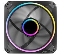 Ventilador Suplementario Refrigeración por aire Antec 120 mm Orbit 120 ARGB FDB LED RGB negra