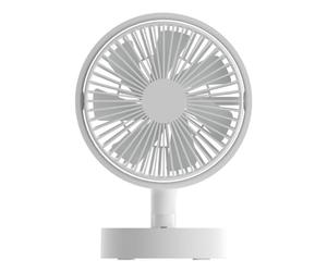 Ventilador Techly IC-FAN-DSK2W mesa blanco 10 velocidades batería