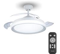 Ventilador techo de led modelo atlas blanco potencia: 28+35w aspas: ø106cm con mando a distancia philips