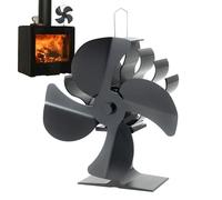 Ventilador Térmico - Ventilador de estufa de leña no eléctrico | Ventiladores de estufa de leña termoeléctricos para estufas de, pellets, ahorro de energía y transferencia de calor eficient