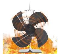 Ventilador Térmico | Ventilador de estufa de leña,Ventiladores de estufa de leña termoeléctricos para estufas de, pellets, ahorro de energía y transferencia de calor eficiente