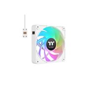 Thermaltake CT140 EX Reverse ARGB Sync 3 Pack | Ventilador PC de Flujo Invertido con Conexión Magnética MagForce 2.0 | ARGB 5V con 9 LEDs Direccionables | Alto Flujo de Aire | Blanco Nieve
