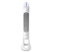 Ventilador doméstico Honeywell QuietSet con 5 velocidades, oscilación de 80°, función de temporizador, función de apagado automático de luz