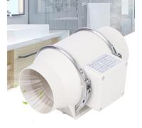 Ventilador tubular ajustable 100 mm, 220 m³/h, motor EC para bañeras, refrigeración, presurización, tiendas de cría, hidroponía, hogar, ventilación y extractores 2600 rpm