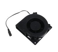 Ventilador Turbo DC12V, ventilador centrífugo portátil, 5,5x2,1mm, rodamiento de bolas doble hembra, 2600RPM, cocina a la parrilla Altamente Eficiente