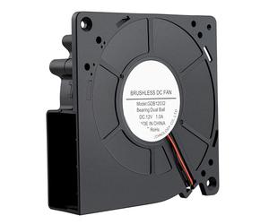 Ventilador turbo de 120 mm, conector hembra de 12 V CC, 12 cm, 120 x 120 x 32 mm, ventilador centrífugo de refrigeración 12032 con adaptador de corriente CA de 100 V/220 V.(1P EC 110-240V)